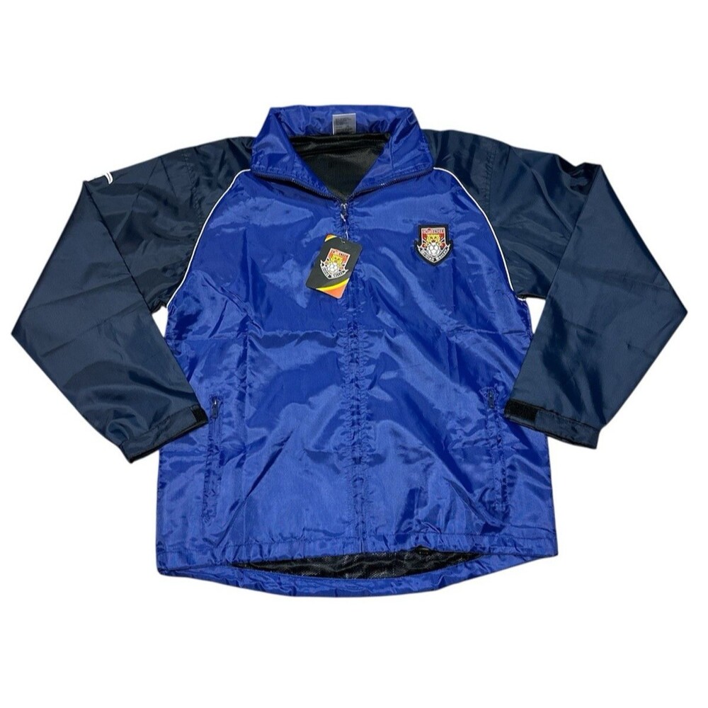 Challenger Sports British Soccer Rain Jacket Size Adult M Packable Hood NWT